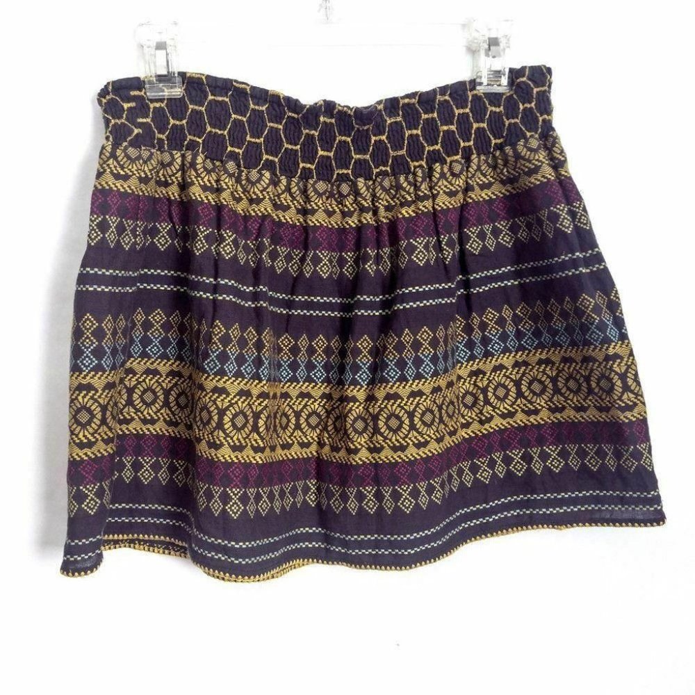Billabong Large Skirt Mini Geometric Grey Red